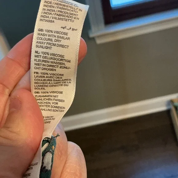 Fat Face Women's 12 Teal Floral Maxi Midi Skirt Cottagecore Fairy Coquette - Picture 8 of 12